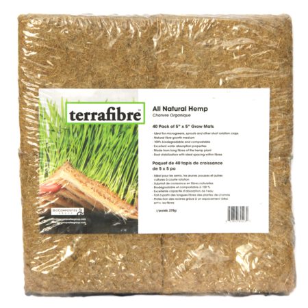 Grow mat 5" x 5" - 40 pack for growing microgreens
